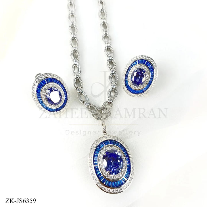 SAPPHIRE SILVER SET