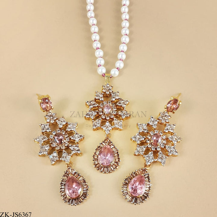 PINK ZIRCONIA SET