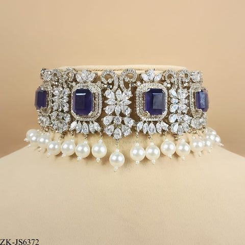 SAPPHIRE CHOKER SET