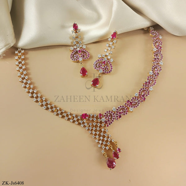 PINK ZIRCONIA SET