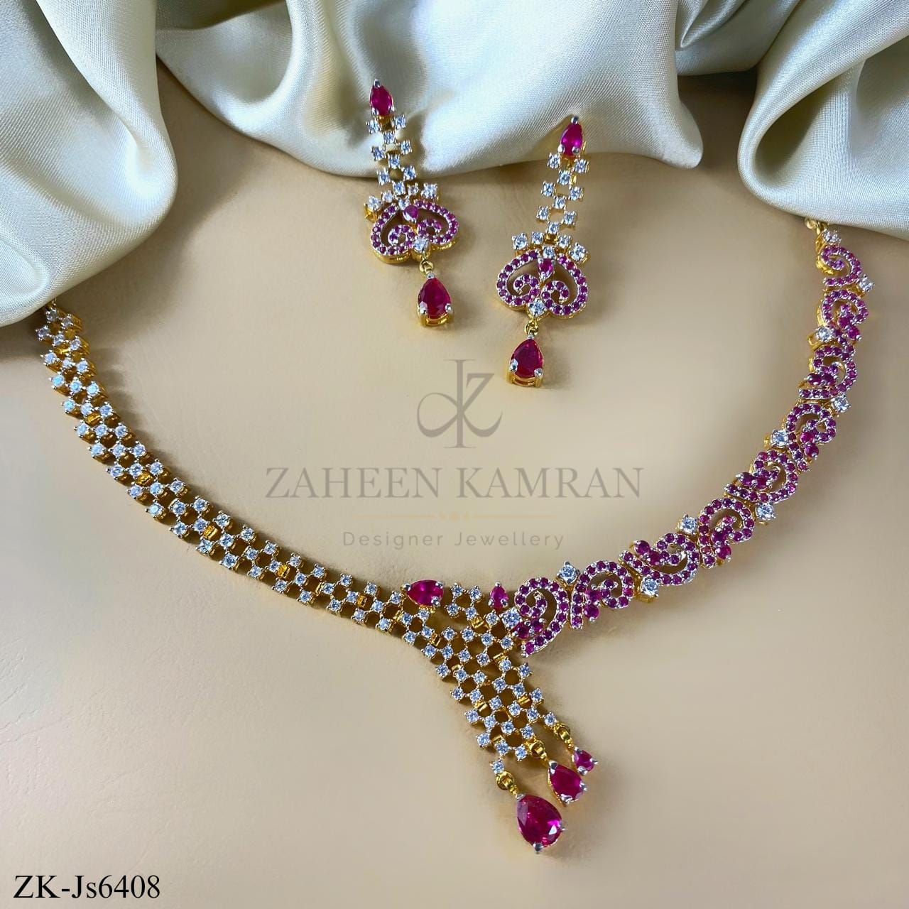 PINK ZIRCONIA SET