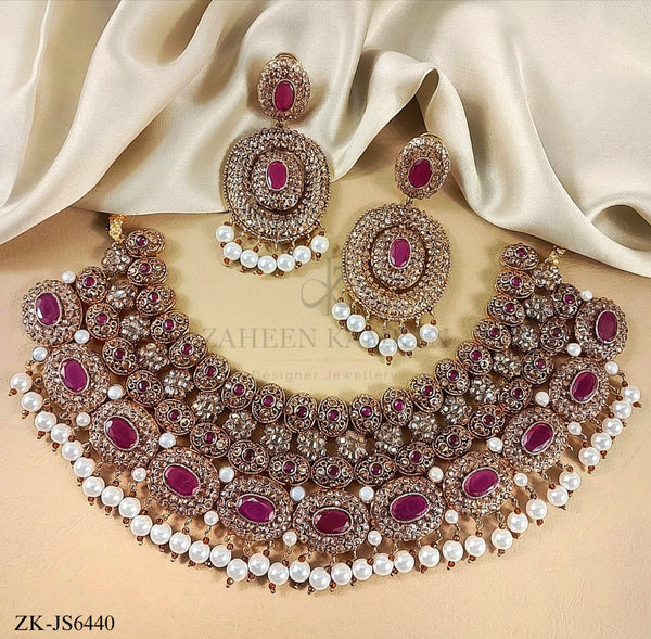PINK ZIRCONIA SET