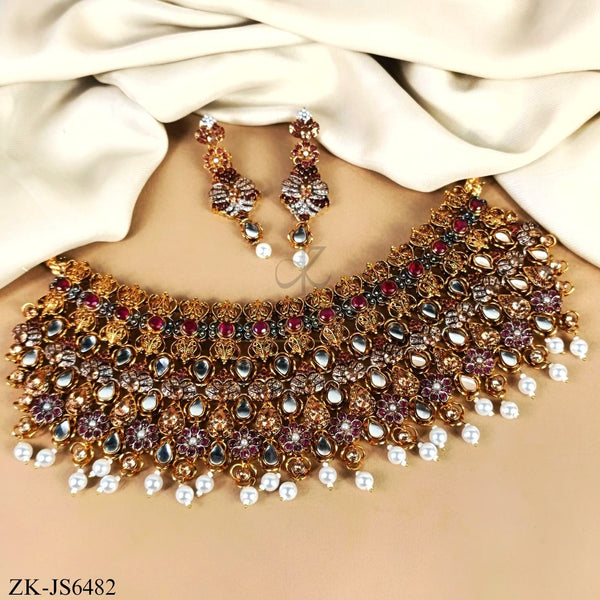 ANTIQUE KUNDAN SET
