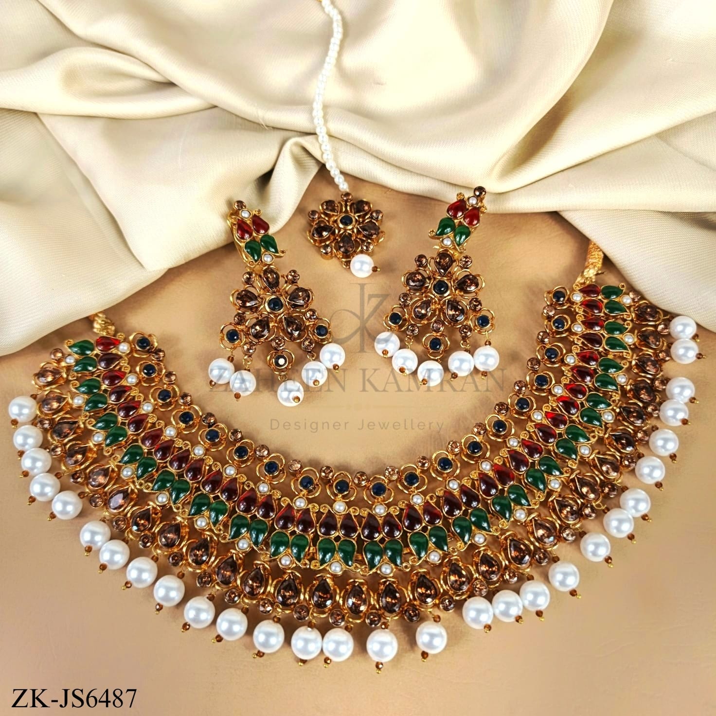 ANTIQUE EMERALD SET
