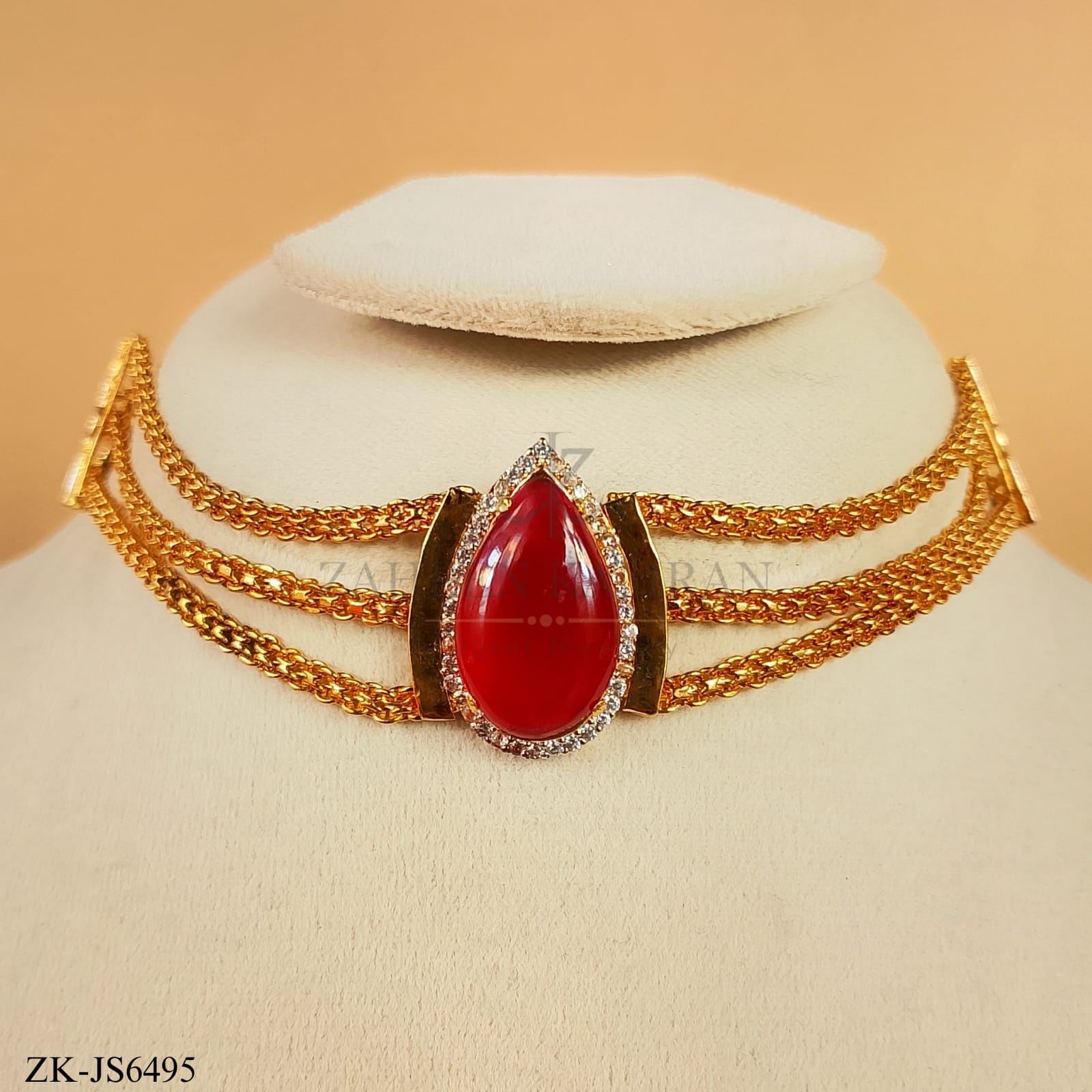 RUBY CHOKER SET