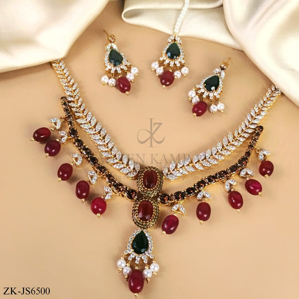 GARNET EMERALD SET