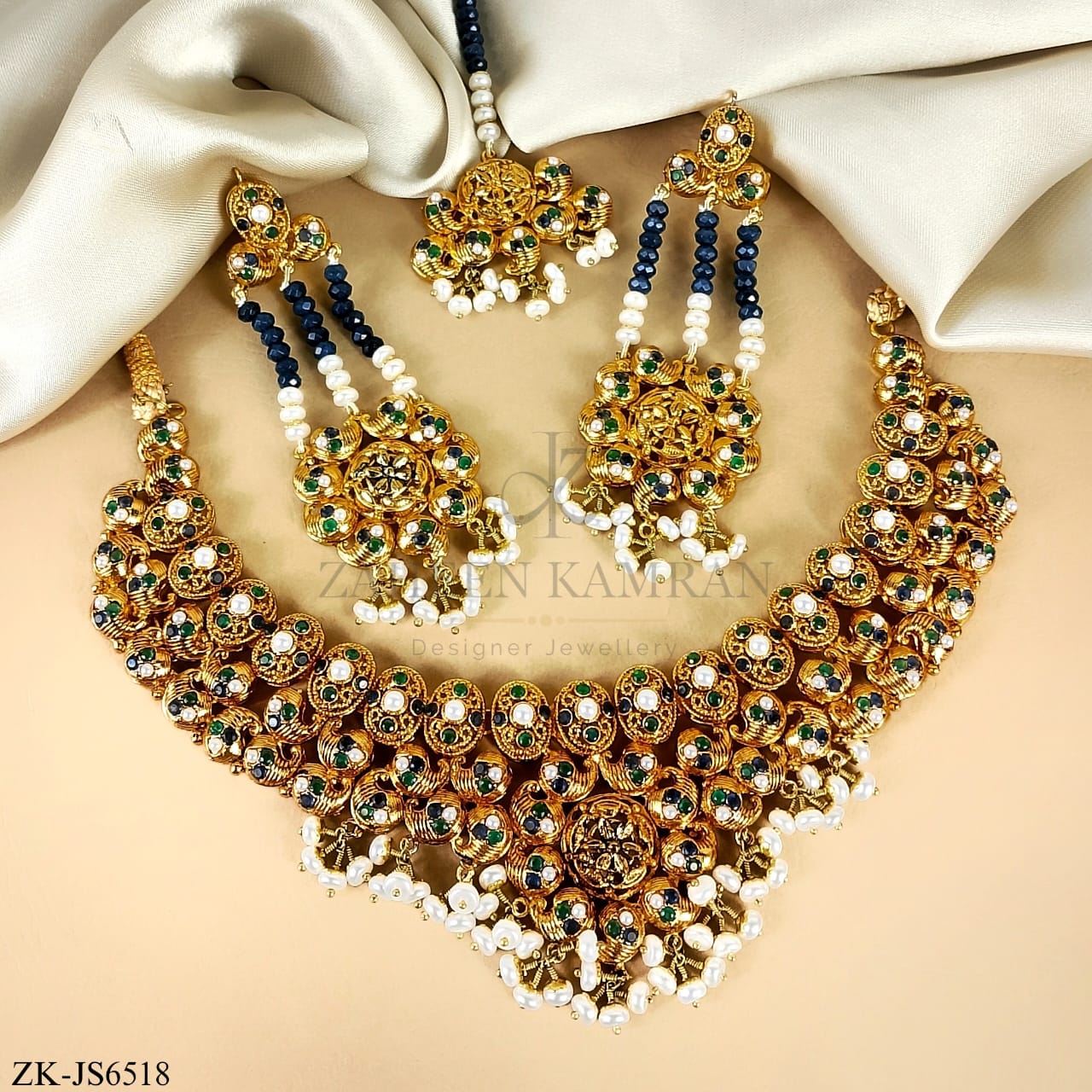 SAPPHIRE EMERALD SET