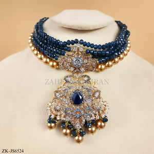 SAPPHIRE CHOKER SET