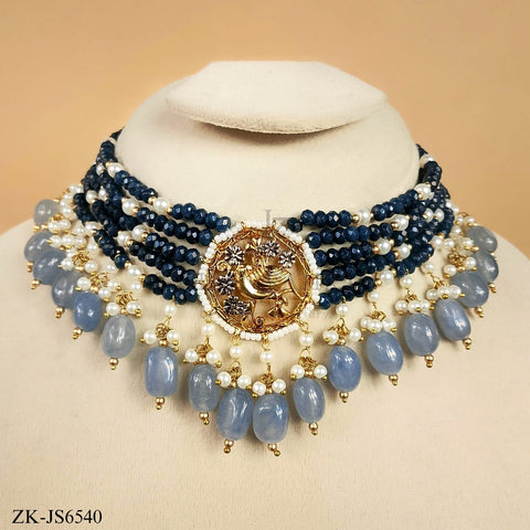 SAPPHIRE CHOKER SET