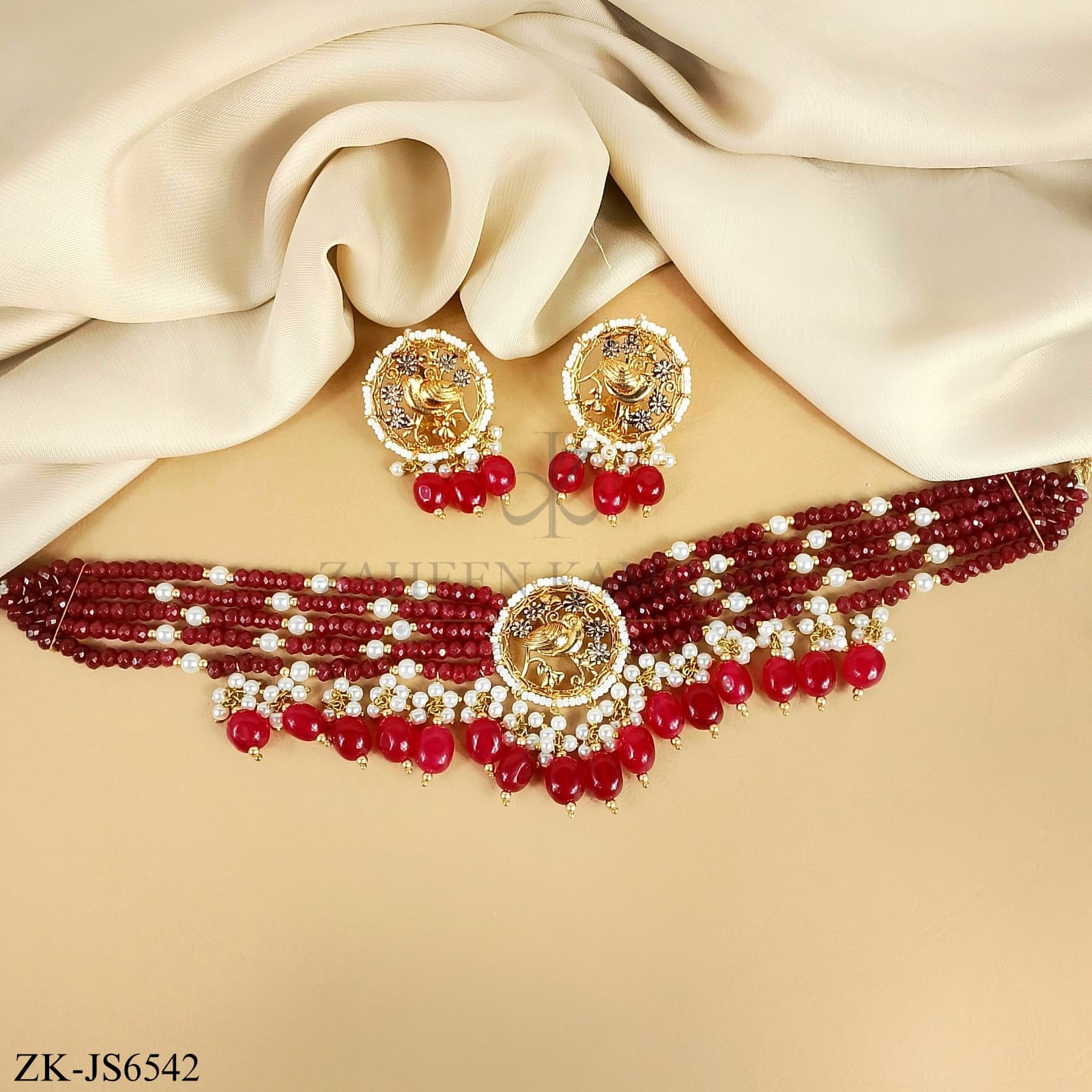 RUBY CHOKER SET