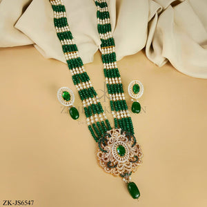 EMERALD MALA SET