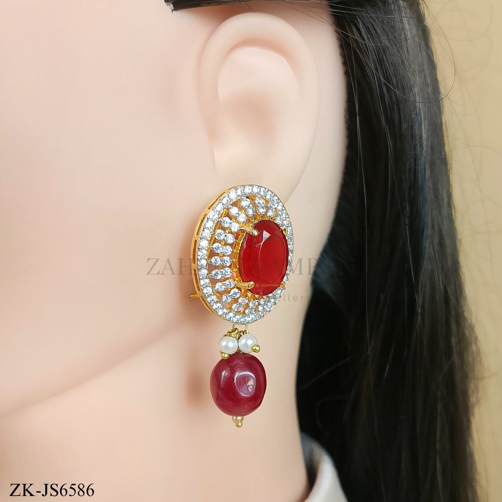 RUBY ZIRCONS SET