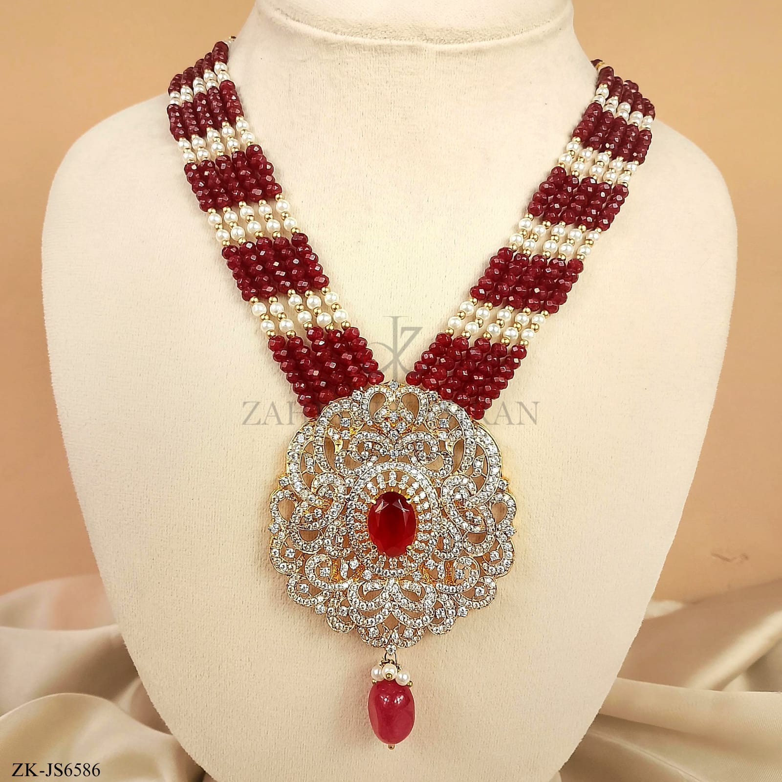 RUBY ZIRCONS SET