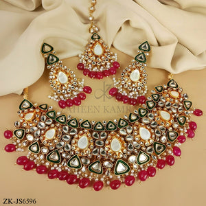 RUBY KUNDAN SET