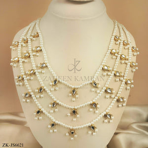 KUNDAN PEARLS SET