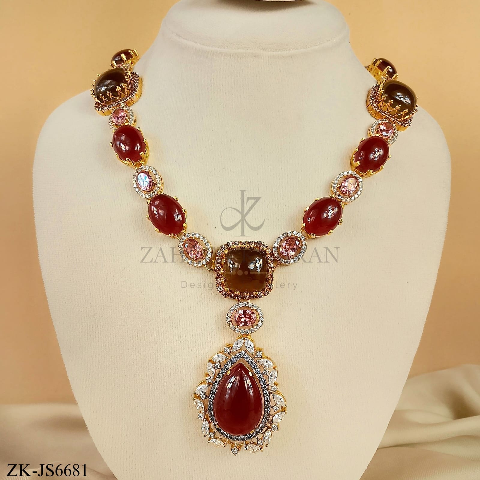 RUBY ZIRCONS SET