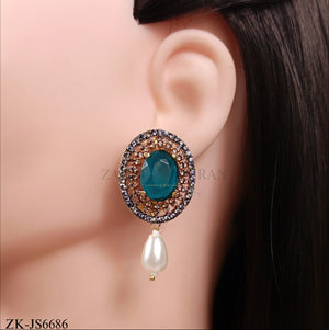 TEAL STONES SET