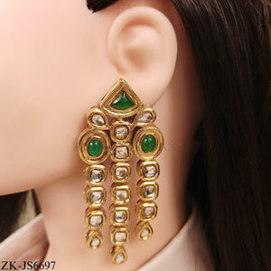 EMERALD KUNDAN SET