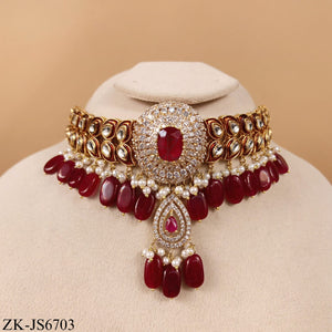 RUBY CHOKER SET