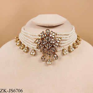 KUNDAN PEARLS SET