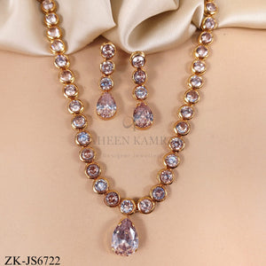 PINK ZIRCONIA SET