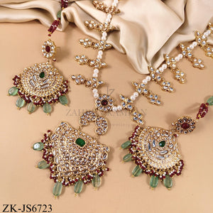 KUNDAN EMERALD SET