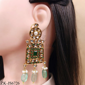EMERALD KUNDAN SET
