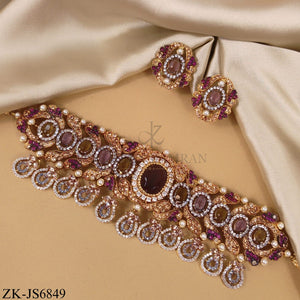 TEARDROP OVATE CHOKER SET