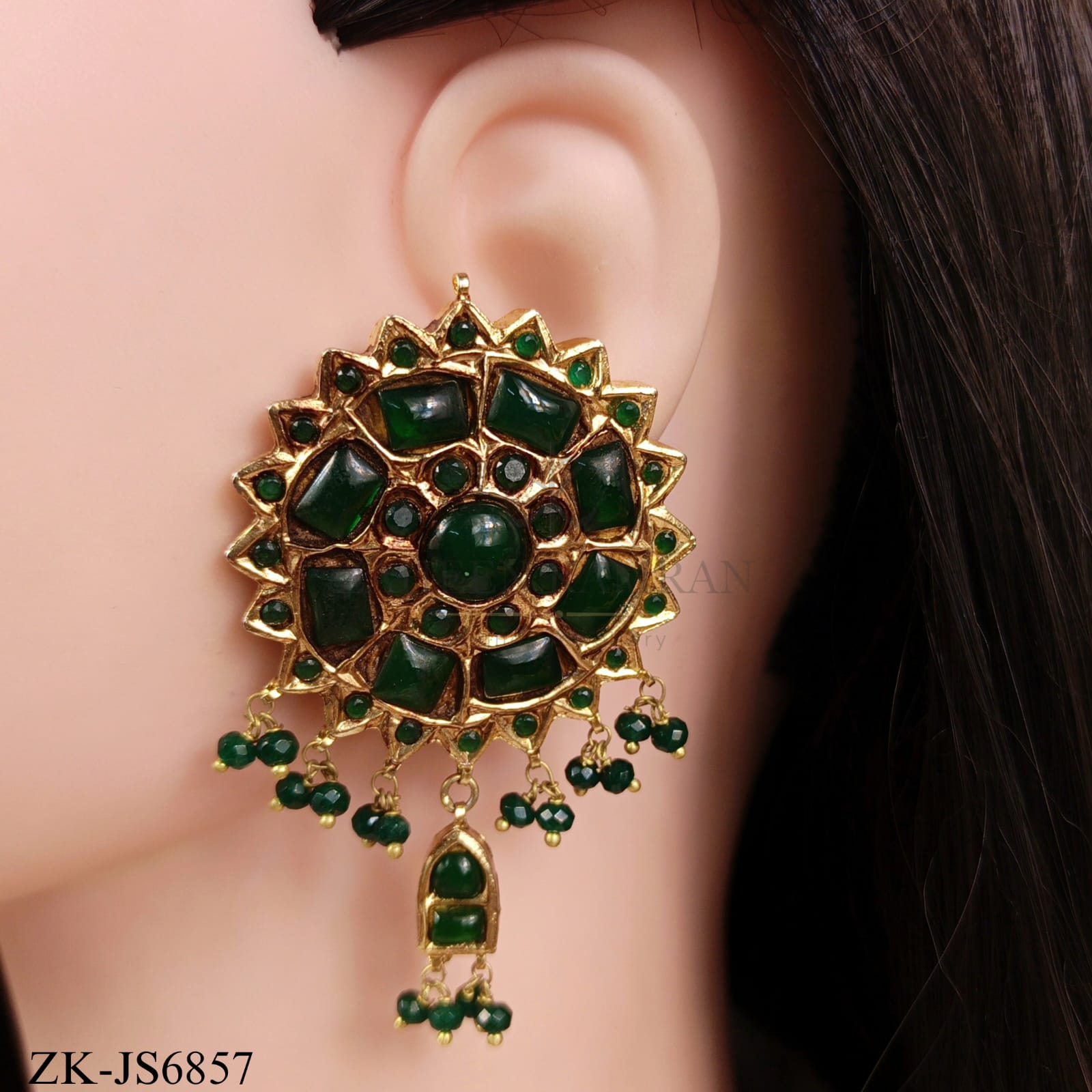 EMERALD MOSAIC CHOKER SET