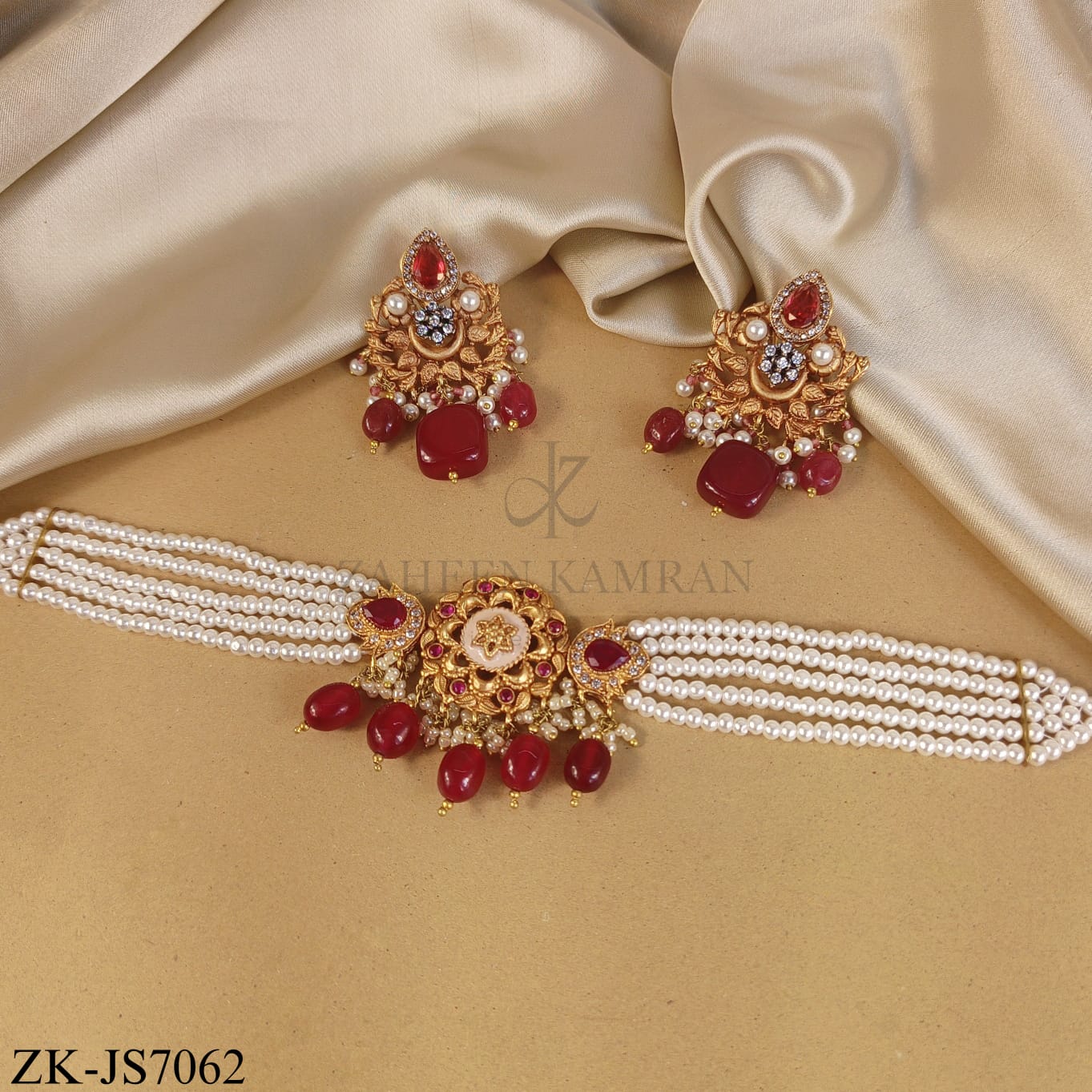 RUBY CHOKER SET