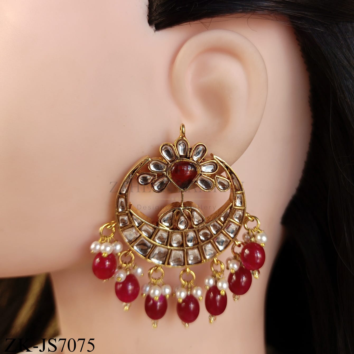 RUBY KUNDAN SET