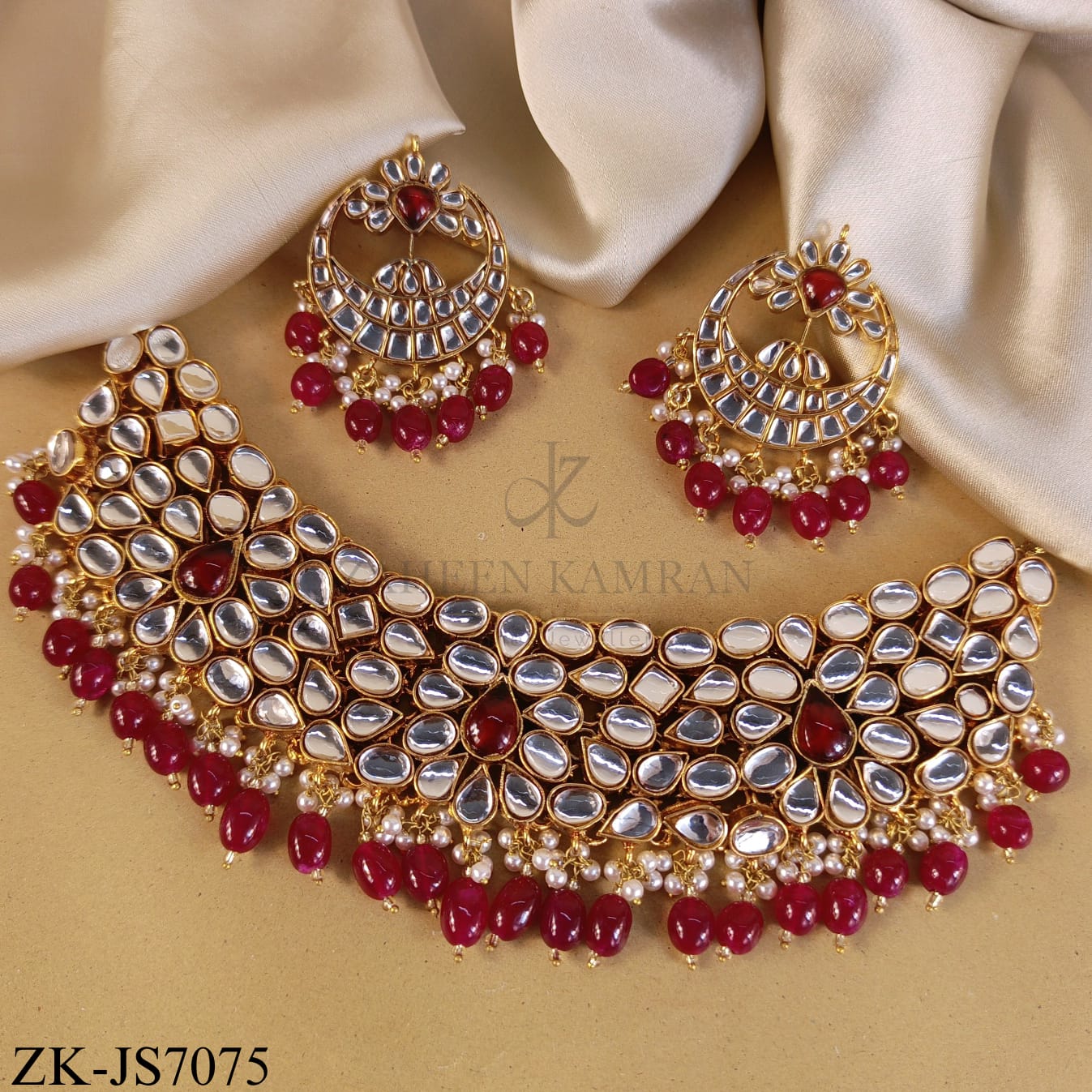 RUBY KUNDAN SET