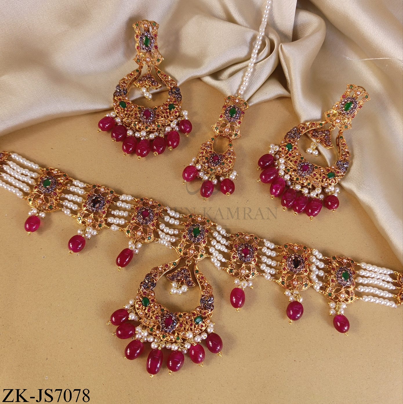 RUBY CHOKER SET