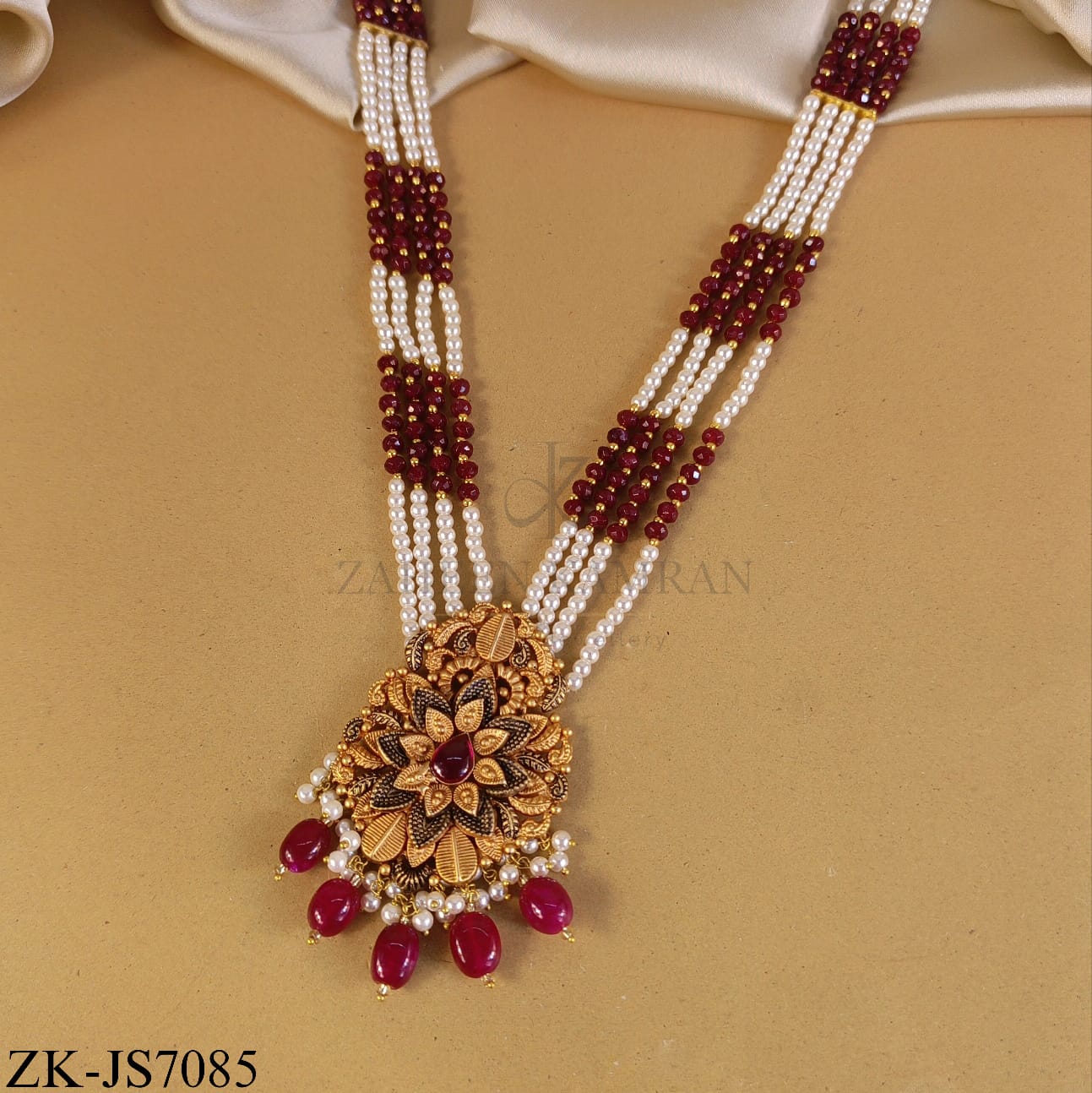 RUBY FLORAL BRIDAL SET