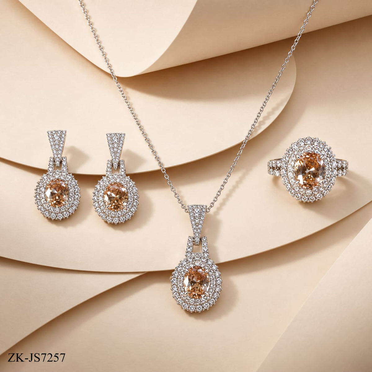SILVER LIGHT CHAMPAGNE SET