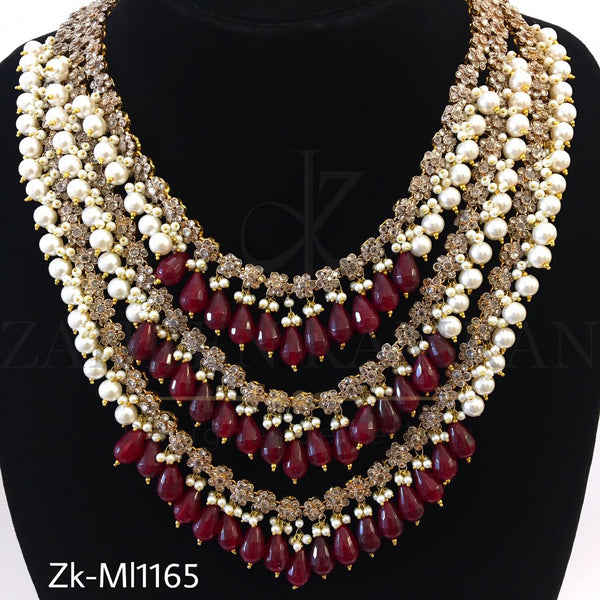 Zircons studded mala