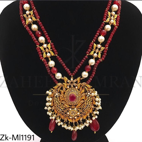 Ruby Gold Mala