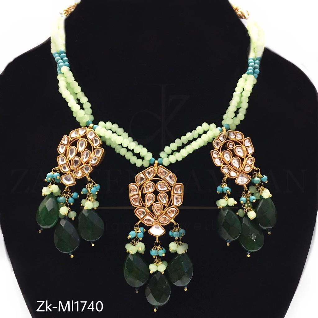 Kundan Seesh mala Necklace