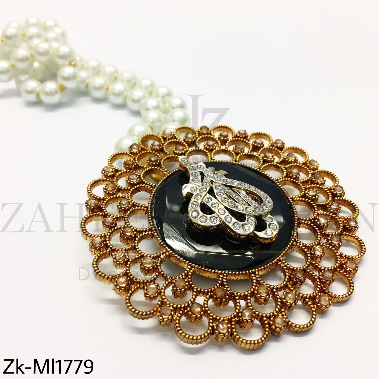 Calligraphy Pendant Mala