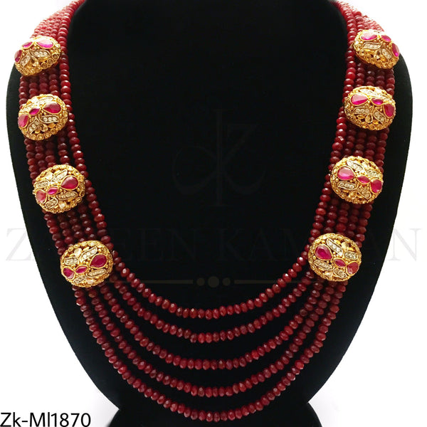 Ruby Layered Mala