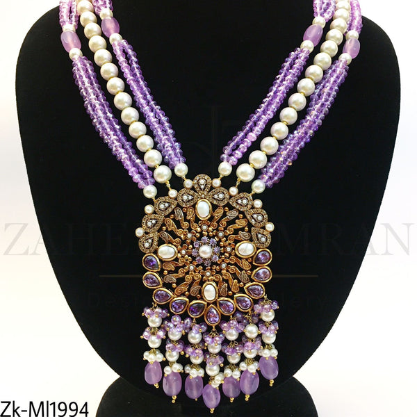 Amethyst flattering mala