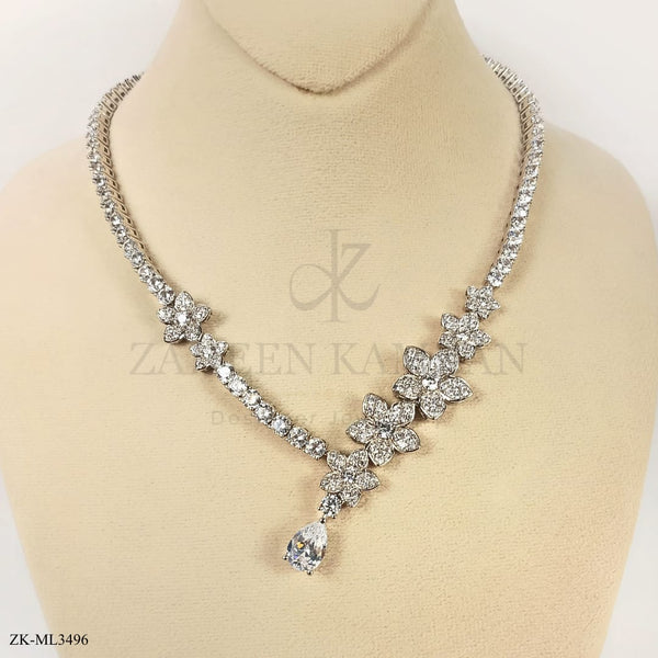 FLORAL SILVER MALA