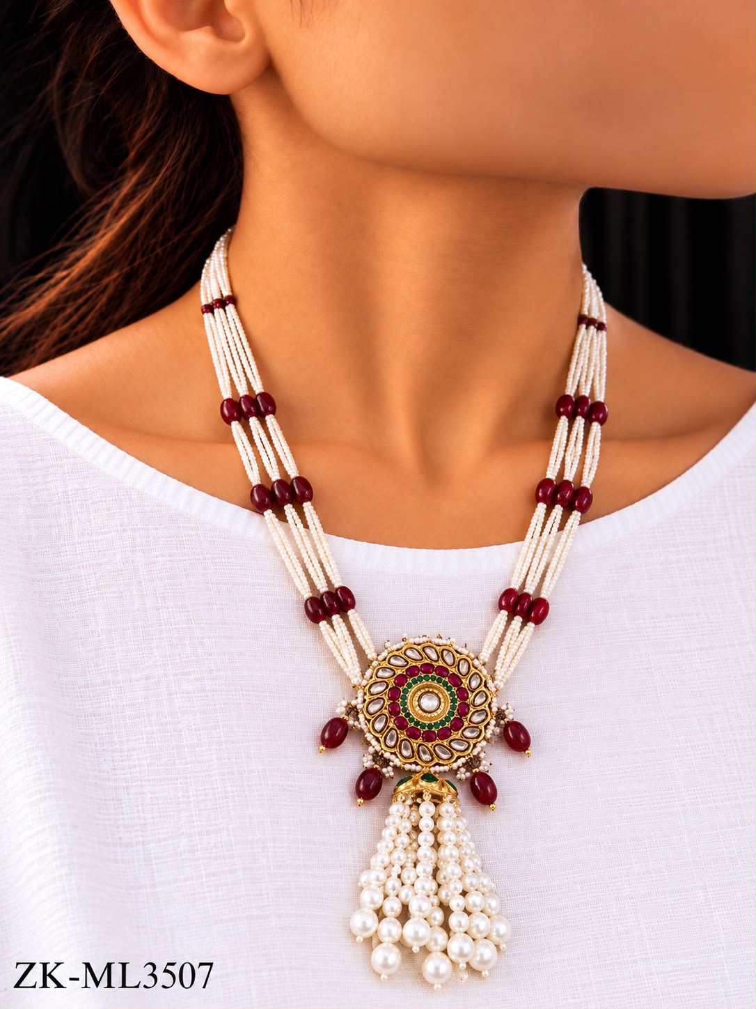 PINK ZIRCONIA MALA