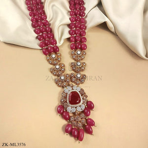 PINK ZIRCONIA MALA