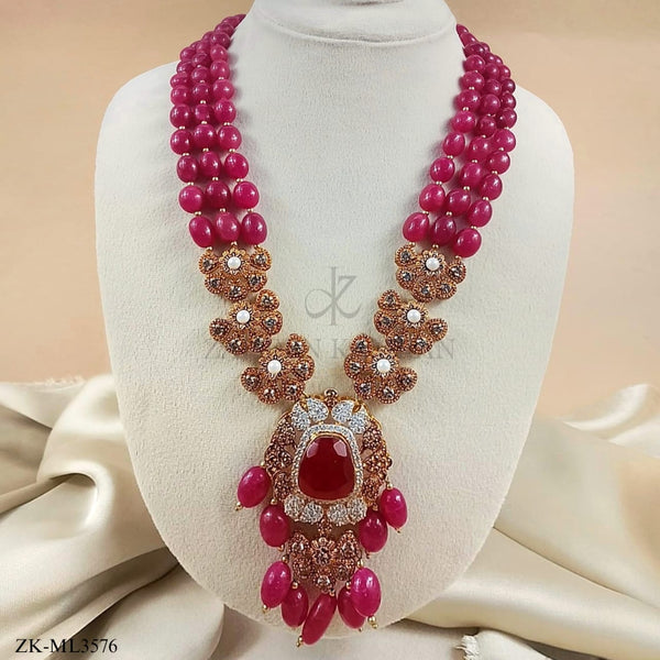 PINK ZIRCONIA MALA
