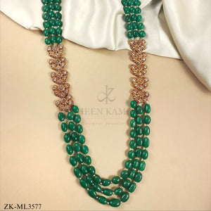 EMERALD LAYERED MALA