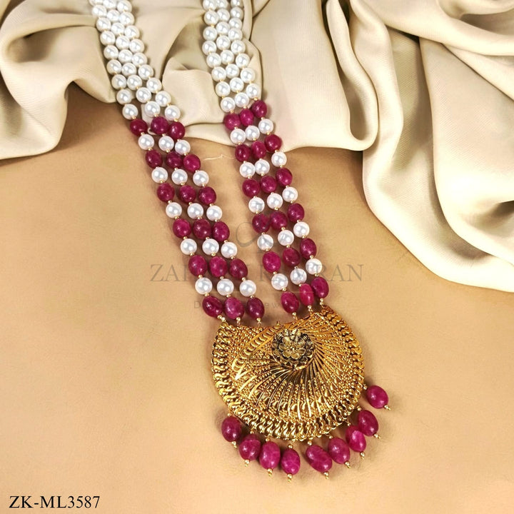PINK ZIRCONIA MALA