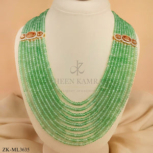EMERALD LAYERED MALA