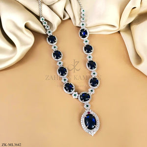 SAPPHIRE SILVER MALA