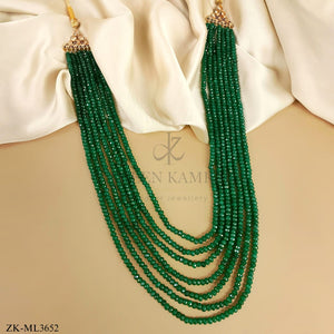 EMERALD LAYERED MALA